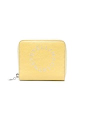 Stella McCartney perforated-logo zip-up wallet