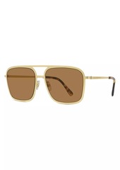 Stella McCartney Pilot 57MM Square Sunglasses