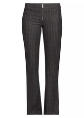 Stella McCartney Pinstriped Zip-Front Trousers