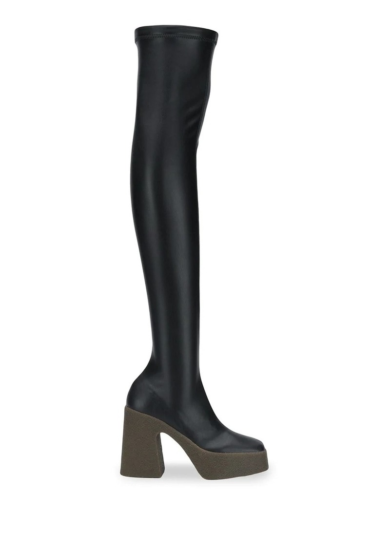 Stella McCartney platform thigh-high boots