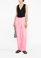 Stella McCartney pleated straight-leg trousers