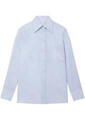 Stella McCartney pointed-collar flannel shirt