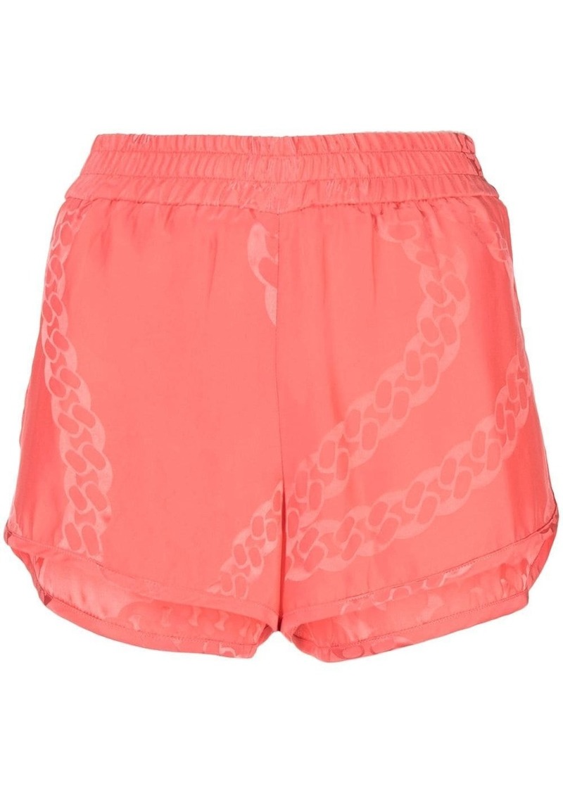 Stella McCartney print silk shorts