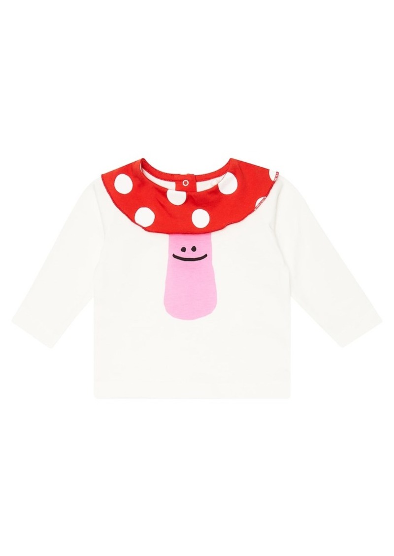 Stella McCartney Kids Printed cotton jersey top