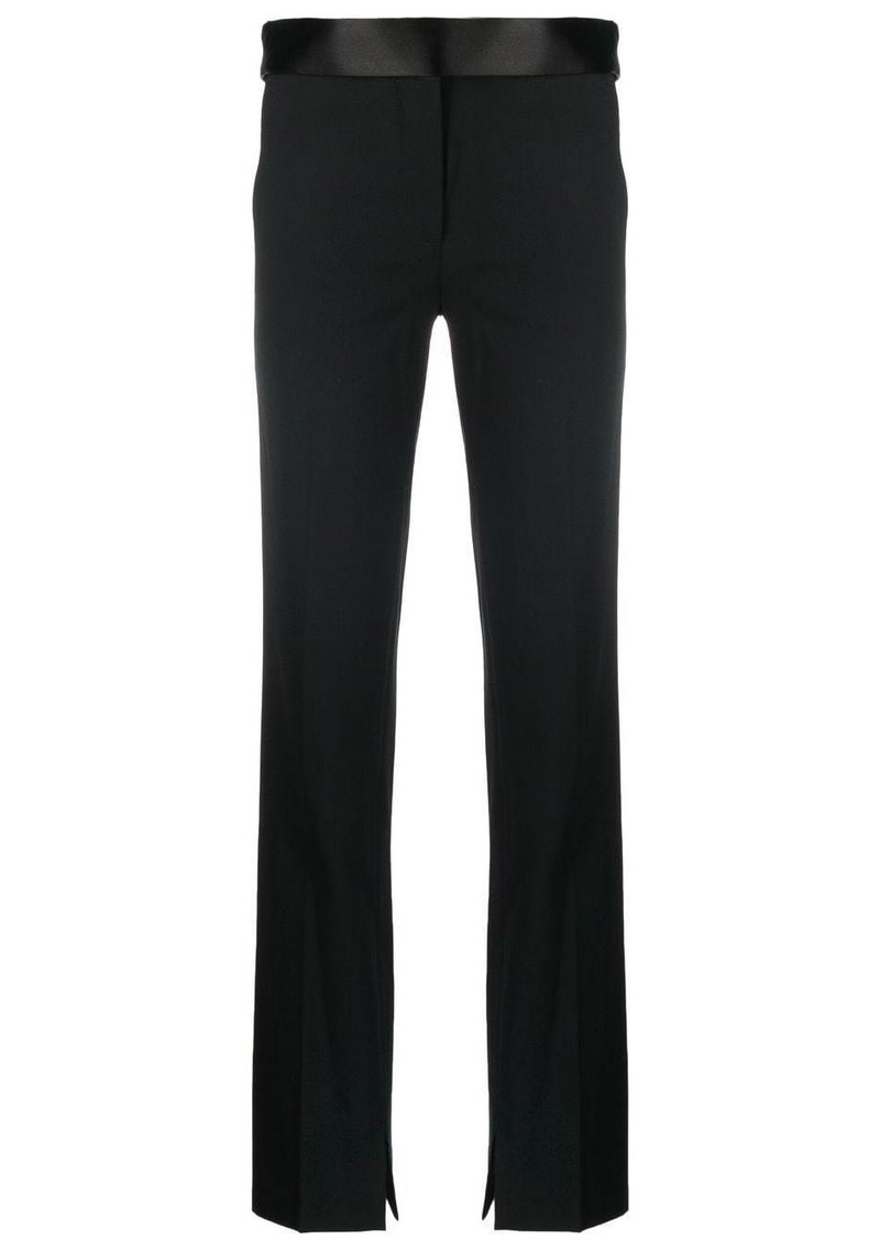 Stella McCartney satin-waistband detail trousers