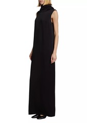 Stella McCartney Scarf Neck Maxi Dress