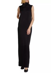 Stella McCartney Scarf Neck Maxi Dress