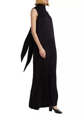 Stella McCartney Scarf Neck Maxi Dress