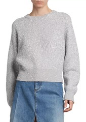 Stella McCartney Sequined Wool-Blend Sweater
