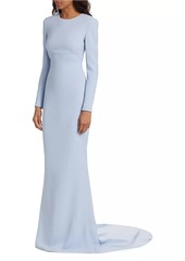 Stella McCartney Silk-Blend Cut-Out Gown