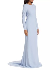 Stella McCartney Silk-Blend Cut-Out Gown