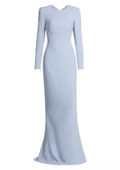 Stella McCartney Silk-Blend Cut-Out Gown