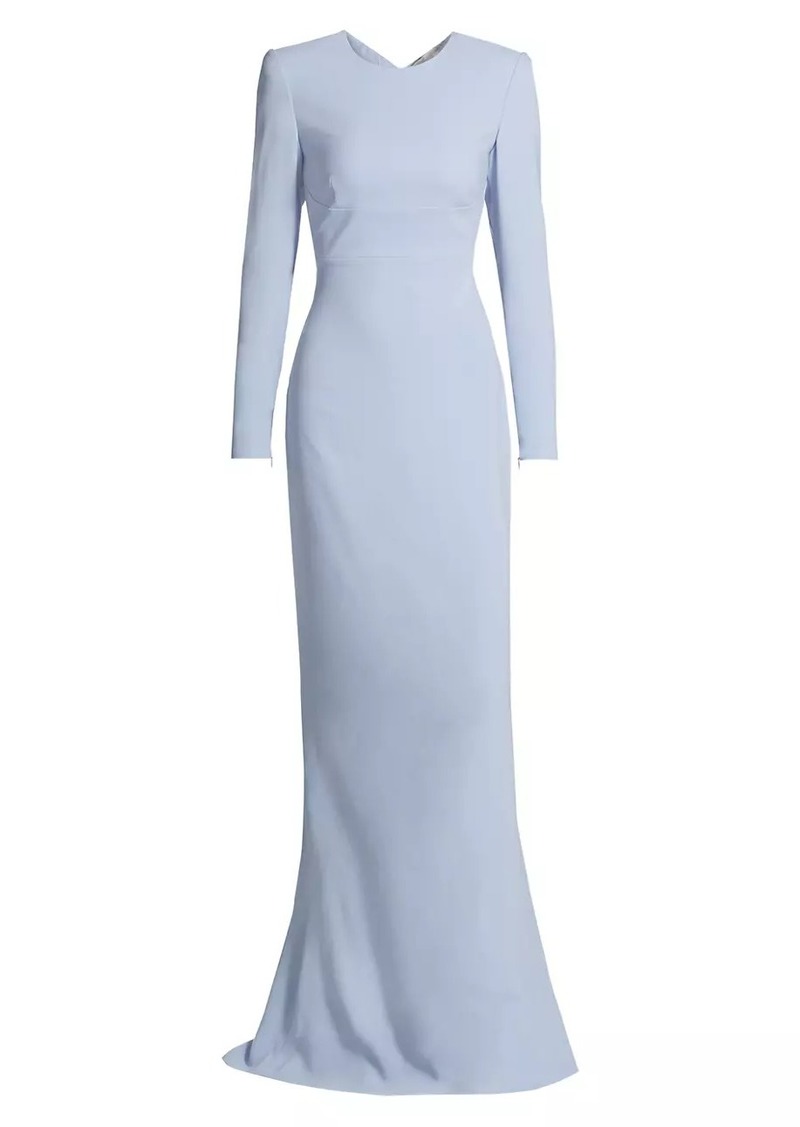 Stella McCartney Silk-Blend Cut-Out Gown