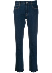Stella McCartney monogram-lining slim-fit jeans