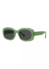 Stella McCartney Square Shiny 52MM Sunglasses