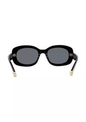 Stella McCartney Square Shiny 52MM Sunglasses