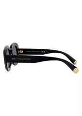 Stella McCartney Square Shiny 52MM Sunglasses