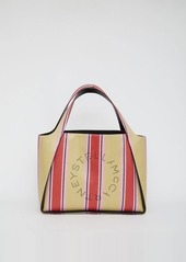 Stella McCartney Stella Logo raffia tote bag