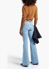 Stella McCartney Lingerie - Belted mid-rise flared jeans - Blue - 24