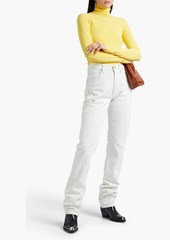 Stella McCartney Lingerie - Crepe turtleneck top - Yellow - IT 34