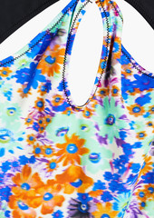 Stella McCartney Lingerie - Cutout floral-print swimsuit - Multicolor - S