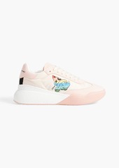 Stella McCartney Lingerie - Disney Loop printed shell and faux suede sneakers - Pink - EU 38