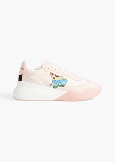 Stella McCartney Lingerie - Disney Loop printed shell and faux suede sneakers - Pink - EU 35