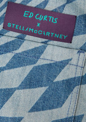 Stella McCartney Lingerie - Ed Curtis printed denim shirt - Blue - XXS