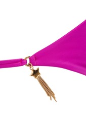 Stella McCartney Lingerie - Embellished low-rise bikini briefs - Purple - L