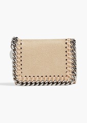 Stella McCartney Lingerie - Falabella faux brushed-leather wallet - Neutral - OneSize