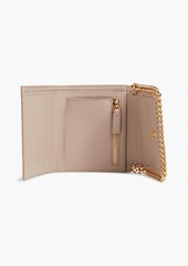 Stella McCartney Lingerie - Falabella faux brushed-leather wallet - Neutral - OneSize