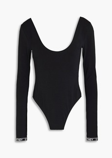 Stella McCartney - Ivy Chatting stretch-cotton bodysuit - Black - S