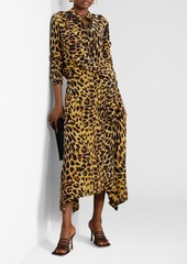 Stella McCartney Lingerie - Leopard-print silk crepe de chine shirt - Orange - IT 42