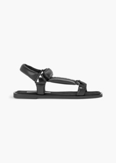 Stella McCartney Lingerie - Logo-print faux leather sandals - Black - EU 36.5