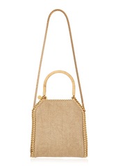 Stella McCartney - Mini Falabella Eco-Raffia Tote - Neutral - OS - Moda Operandi