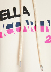 Stella McCartney Lingerie - Printed cotton-fleece hoodie - White - IT 34