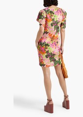 Stella McCartney Lingerie - Printed crepe mini dress - Pink - IT 38