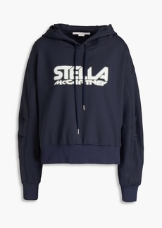 Stella McCartney Lingerie - Scuba printed tech-jersey hoodie - Blue - IT 36