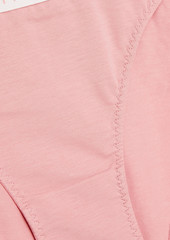 Stella McCartney Lingerie - Stretch-cotton jersey low-rise briefs - Pink - S
