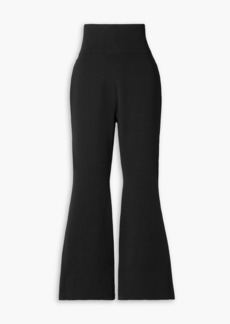 Stella McCartney Lingerie - Stretch-knit flared pants - Black - IT 38