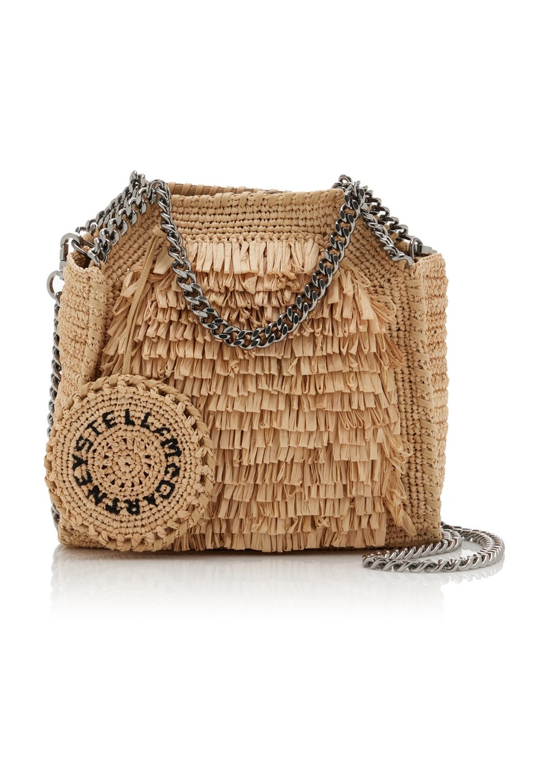 Stella McCartney - Tiny Falabella Eco-Raffia Tote - Neutral - OS - Moda Operandi