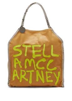 Stella Mccartney - X Ed Curtis Falabella Large Faux-leather Tote Bag - Womens - Tan Multi