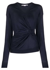 Stella McCartney gathered knitted top