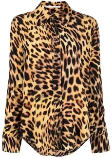 STELLA MCCARTNEY all-over leopard-print shirt