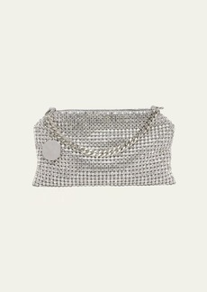 Stella McCartney Allover Embellished Mesh Clutch Bag