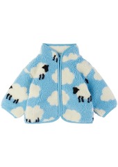 Stella McCartney Baby Blue Clouds And Sheep Jacket