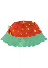 Stella McCartney Baby Red & Green Strawberry Bucket Hat