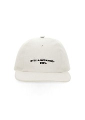 STELLA MCCARTNEY BASEBALL HAT WITH LOGO EMBROIDERY