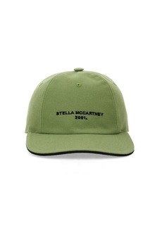 STELLA MCCARTNEY BASEBALL HAT WITH LOGO EMBROIDERY