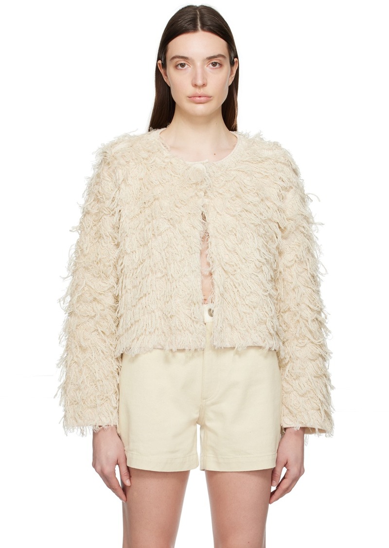 Stella McCartney Beige Fringe Jacket